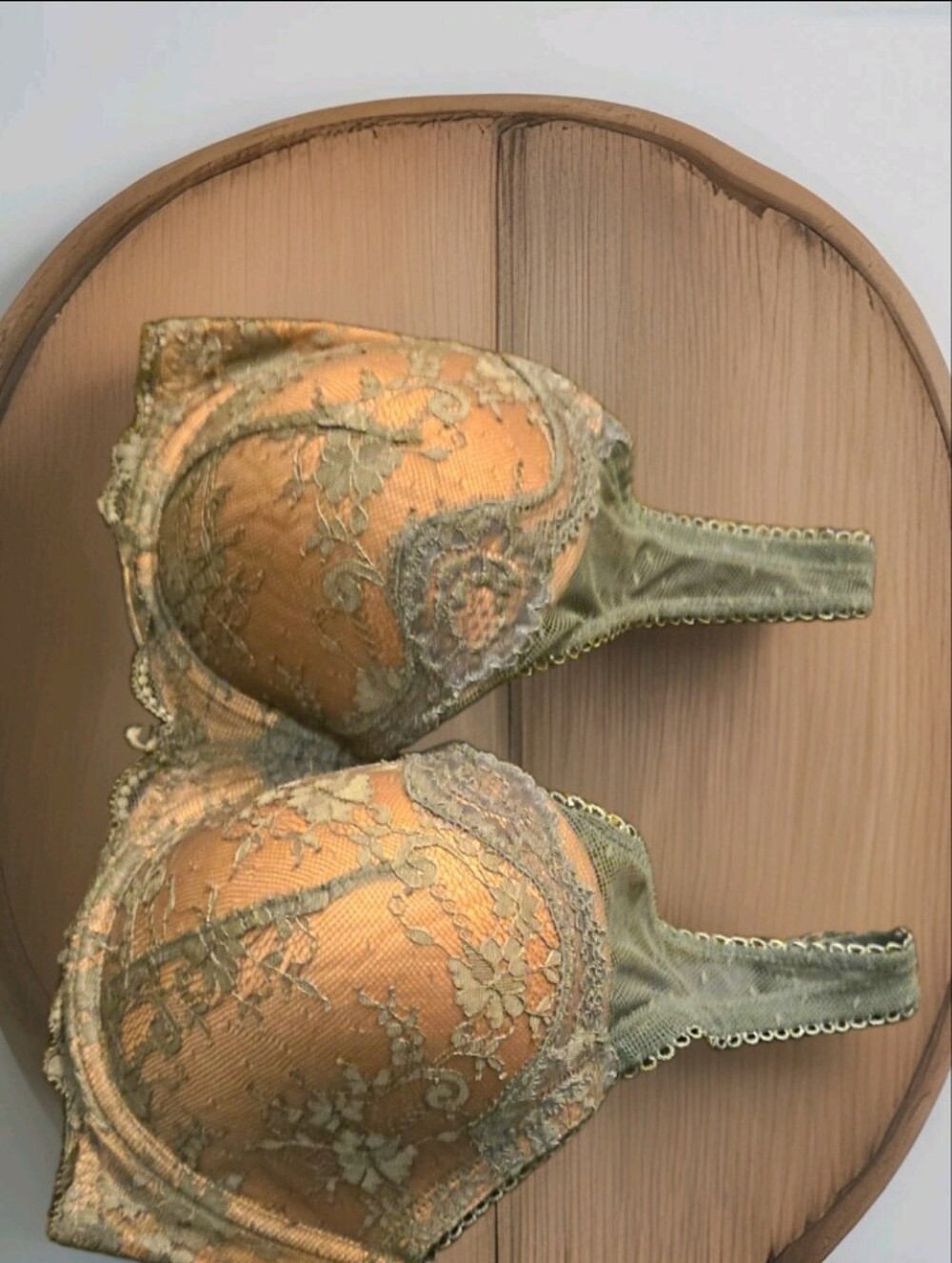 VICTORIA'S SECRET DREAM ANGELS LINED DEMI / DEMI DOUBLE UNDERWIRE BRA SIZE 36DD